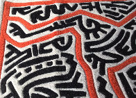 Running Man and Galaxy Art Tapestry 1985 39x59 HS Tapestry by Keith Haring - 6 Running Man and Galaxy Art Tapestry 1985 39x59 HS Tapestry by Keith Haring - 6
