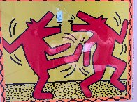 Untitled Poster (Dancing Dogs) Limited Edition Print by Keith Haring - 2 Untitled Poster (Dancing Dogs) Limited Edition Print by Keith Haring - 2
