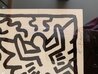 Poster For Nuclear Disarmament 1982 HS - HAND Signed - Signed Twice Limited Edition Print by Keith Haring - 5