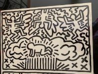 Poster For Nuclear Disarmament Poster 1982 Hand Signed Once - Signed Twice Limited Edition Print by Keith Haring - 3
