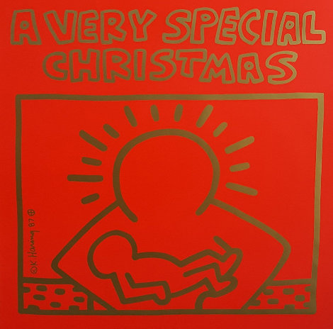 A Very Special Christmas - 15 Christmas Classics Poster Limited Edition Print - Keith Haring