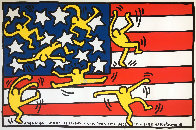 New York City Ballet 1988 (Hand Signed) Limited Edition Print by Keith Haring - 1 New York City Ballet 1988 (Hand Signed) Limited Edition Print by Keith Haring - 1