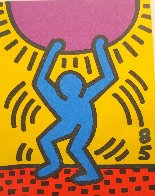 United Nations International Youth Year 1985 Limited Edition Print by Keith Haring - 1 United Nations International Youth Year 1985 Limited Edition Print by Keith Haring - 1