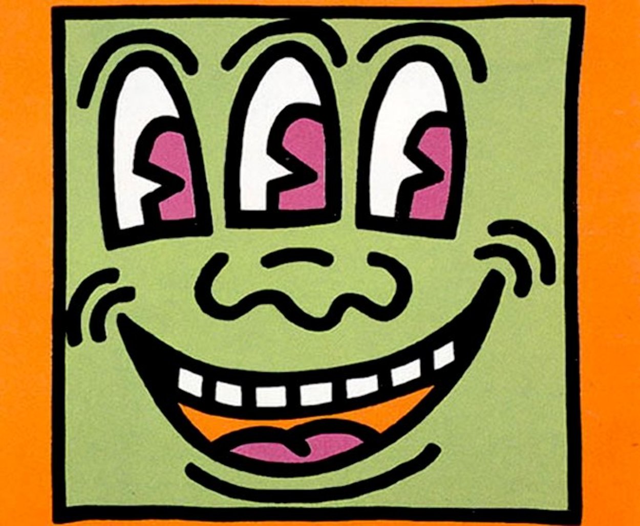 Three Eyed Monster 1990 Limited Edition Print by Keith Haring