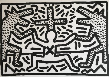 Untitled Lithograph 1982 Limited Edition Print - Keith Haring Untitled Lithograph 1982 Limited Edition Print - Keith Haring