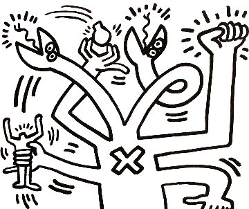 Untitled Print AP Limited Edition Print - Keith Haring Untitled Print AP Limited Edition Print - Keith Haring