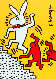 Playboy Series 1990 Limited Edition Print - Keith Haring Playboy Series 1990 Limited Edition Print - Keith Haring