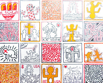 One Man Show Poster 1986 Other - Keith Haring One Man Show Poster 1986 Other - Keith Haring