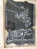 Untitled - Barking Dog Circa 1980’s Subway Drawing 32x22 Drawing by Keith Haring - 3