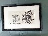 Untitled Double Sided Mickey Mouse TV Drawing  1984 Hand Signed - Double Sided Works on Paper (not prints) by Keith Haring - 2