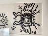 Untitled Double Sided Mickey Mouse TV Drawing  1984 Hand Signed - Double Sided Works on Paper (not prints) by Keith Haring - 4