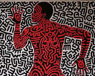 Into 84 - Tony Shafrazi Poster 1984 Limited Edition Print by Keith Haring - 2