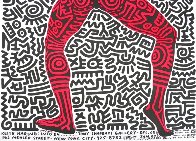 Into 84 - Tony Shafrazi Poster 1984 Limited Edition Print by Keith Haring - 3