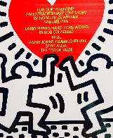 A 1984 Valentine  (For Vanity Fair) HS Limited Edition Print by Keith Haring - 2
