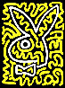 Playboy Bunny 1990 Limited Edition Print by Keith Haring - 0