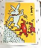 Bunny on the Run 1990 Limited Edition Print by Keith Haring - 1