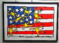 American Music Festival - New York City Ballet 1988 HS - Huge Limited Edition Print by Keith Haring - 1