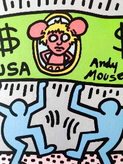 Andy Mouse Limited Edition Print - Keith Haring