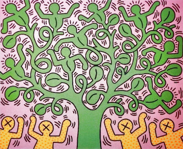 Tree of Life Limited Edition Print - Keith Haring