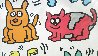 Cats and Dogs (Broward County Humane Society Poster) 1987 HS - Huge Limited Edition Print by Keith Haring - 4