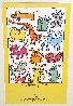 Cats and Dogs (Broward County Humane Society Poster) 1987 HS - Huge Limited Edition Print by Keith Haring - 2