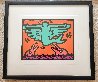 Pop Shop V Quad 1989 - Framed Set of 4 Limited Edition Print by Keith Haring - 3