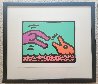 Pop Shop V Quad 1989 - Framed Set of 4 Limited Edition Print by Keith Haring - 4