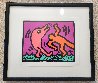 Pop Shop V Quad 1989 - Framed Set of 4 Limited Edition Print by Keith Haring - 5