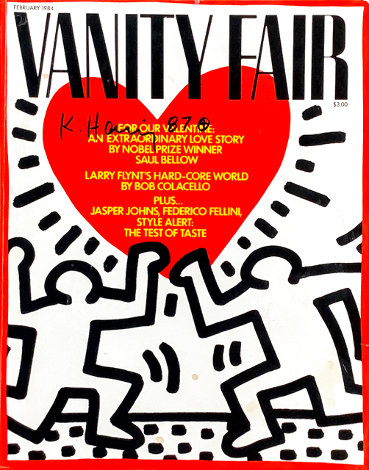 Keith Haring Vanity Fair Magazine February 1984 HS Other - Keith Haring