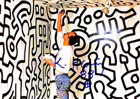 Pop Shop Tokyo Postcard 1988 HS Other - Keith Haring