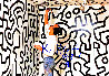 Pop Shop Tokyo Postcard 1988 HS Other by Keith Haring - 0