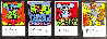 Andy Mouse Series Postcards: Complete Set of 4 1986 HS Limited Edition Print by Keith Haring - 0