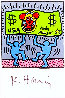 Andy Mouse Series Postcards: Complete Set of 4 1986 HS Limited Edition Print by Keith Haring - 2
