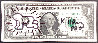 $1 Dollar Bank Note w/ Doodle 1988 HS Other by Keith Haring - 1