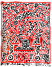 Keith Haring at Fun Gallery Exhibition Poster 1983 Limited Edition Print by Keith Haring - 0