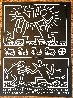 Keith Haring Drawings Poster (Keith Haring Tony Shafrazi Gallery) 1982 Limited Edition Print by Keith Haring - 1