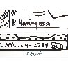 Pop Shop 1985 HS Limited Edition Print by Keith Haring - 2