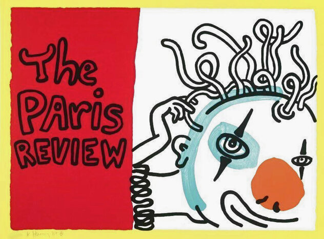 Paris Review HC 1989 HS Limited Edition Print by Keith Haring