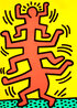 Growing (1) 1988 HS - Huge Limited Edition Print by Keith Haring - 0