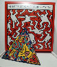 No 2 Spirit of Art, New York Tribeca Cermaic Sculpture 1992 10 in Sculpture by Keith Haring - 1