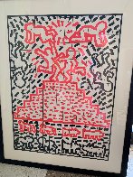 Pyramid / Child / Dog Poster Limited Edition Print by Keith Haring - 2 Pyramid / Child / Dog Poster Limited Edition Print by Keith Haring - 2