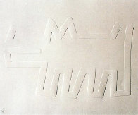 Icon Dog - White 1990 Limited Edition Print by Keith Haring - 0 Icon Dog - White 1990 Limited Edition Print by Keith Haring - 0