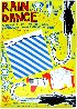 Rain Dance Poster 1985 Limited Edition Print by Keith Haring - 1 Rain Dance Poster 1985 Limited Edition Print by Keith Haring - 1
