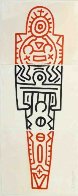 Totem 1989 76x35 Limited Edition Print by Keith Haring - 0 Totem 1989 76x35 Limited Edition Print by Keith Haring - 0