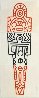 Totem 1989 76x35 Limited Edition Print by Keith Haring - 0