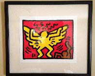 Radiant Angel (Pop Shop IV) 1989 Limited Edition Print by Keith Haring - 1 Radiant Angel (Pop Shop IV) 1989 Limited Edition Print by Keith Haring - 1