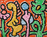Flowers #4 1990 Limited Edition Print by Keith Haring - 0