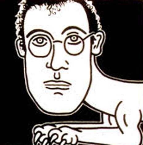 Self Portrait 1986 HS Limited Edition Print - Keith Haring