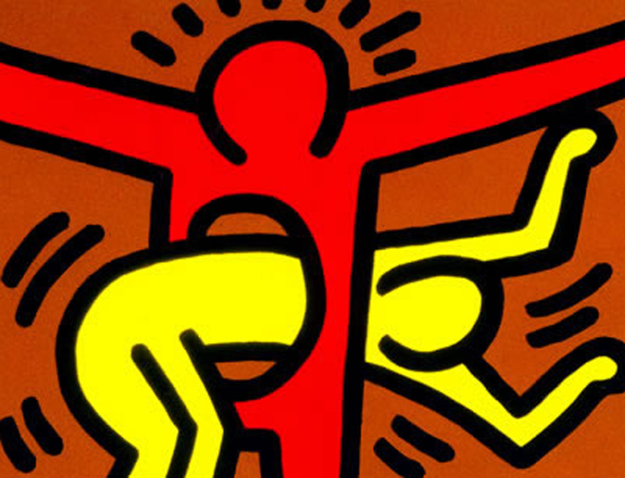 Pop Shop IV, Complete Set of 4 Prints All same AP number Limited Edition Print by Keith Haring Pop Shop IV, Complete Set of 4 Prints All same AP number Limited Edition Print by Keith Haring