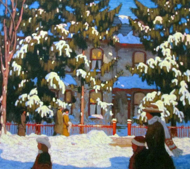 Sunday Morning Limited Edition Print by Lawren Harris Sunday Morning Limited Edition Print by Lawren Harris